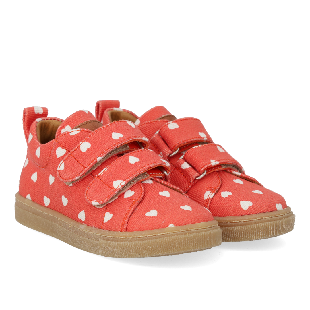 Classic sneaker in recycled cotton canvas