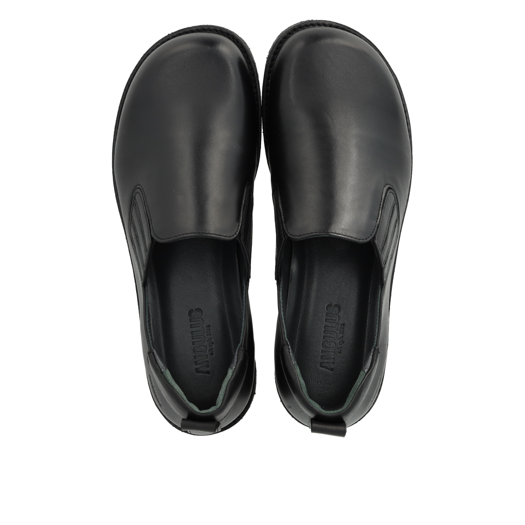 Shoes with elastic