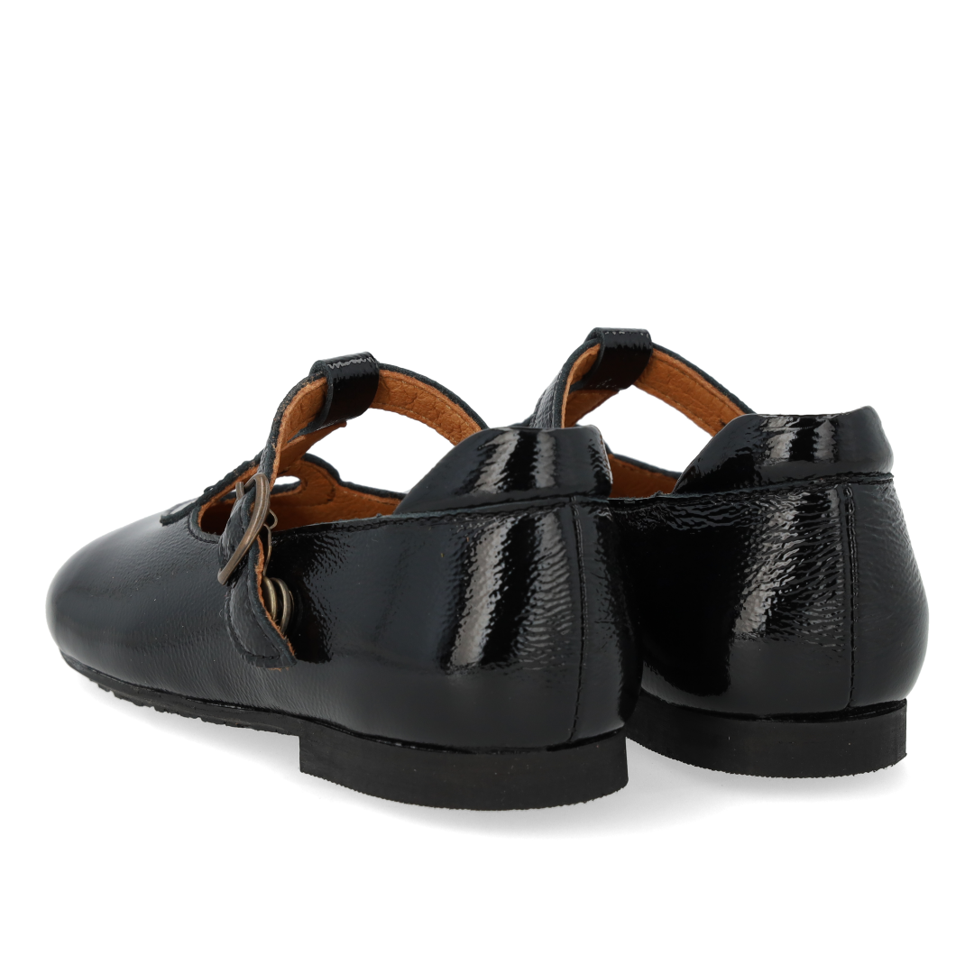 T-bar ballerina with cut-out heart