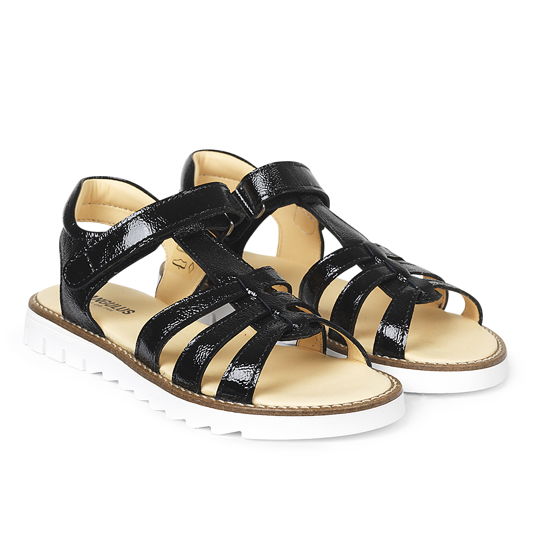 Sandal with T-strap and Velcro closure