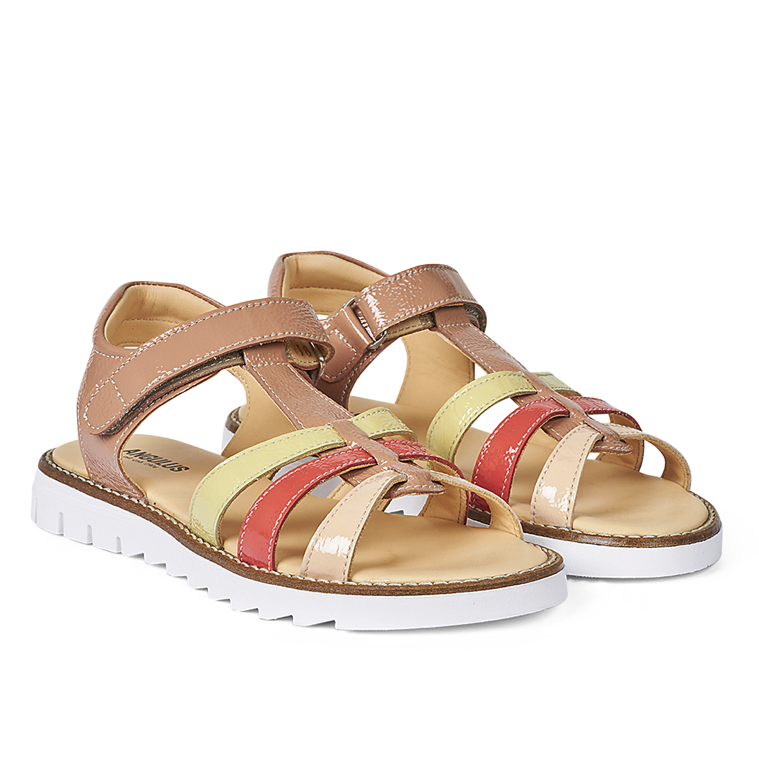 Sandal with T-strap and Velcro closure