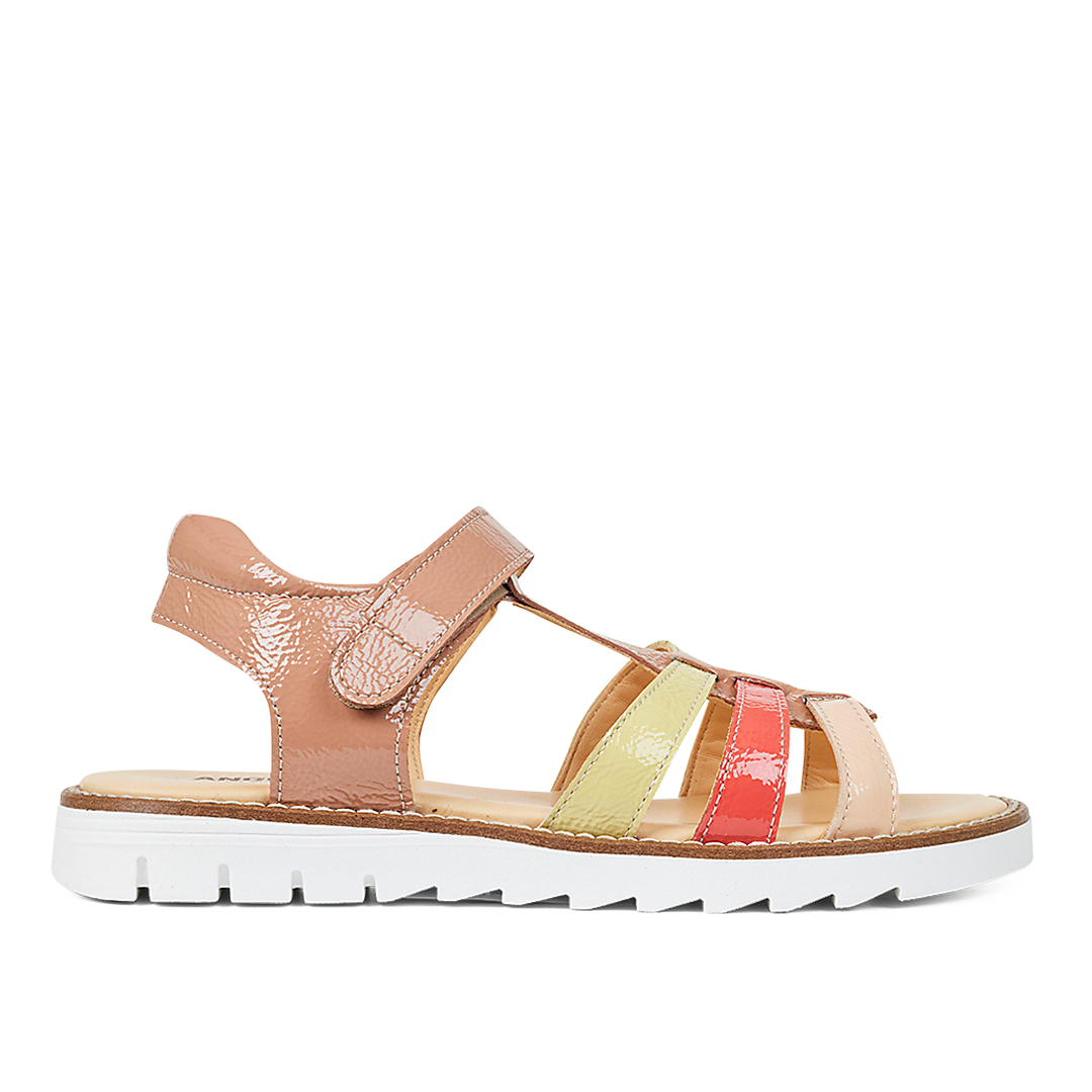 Sandal with T-strap and Velcro closure