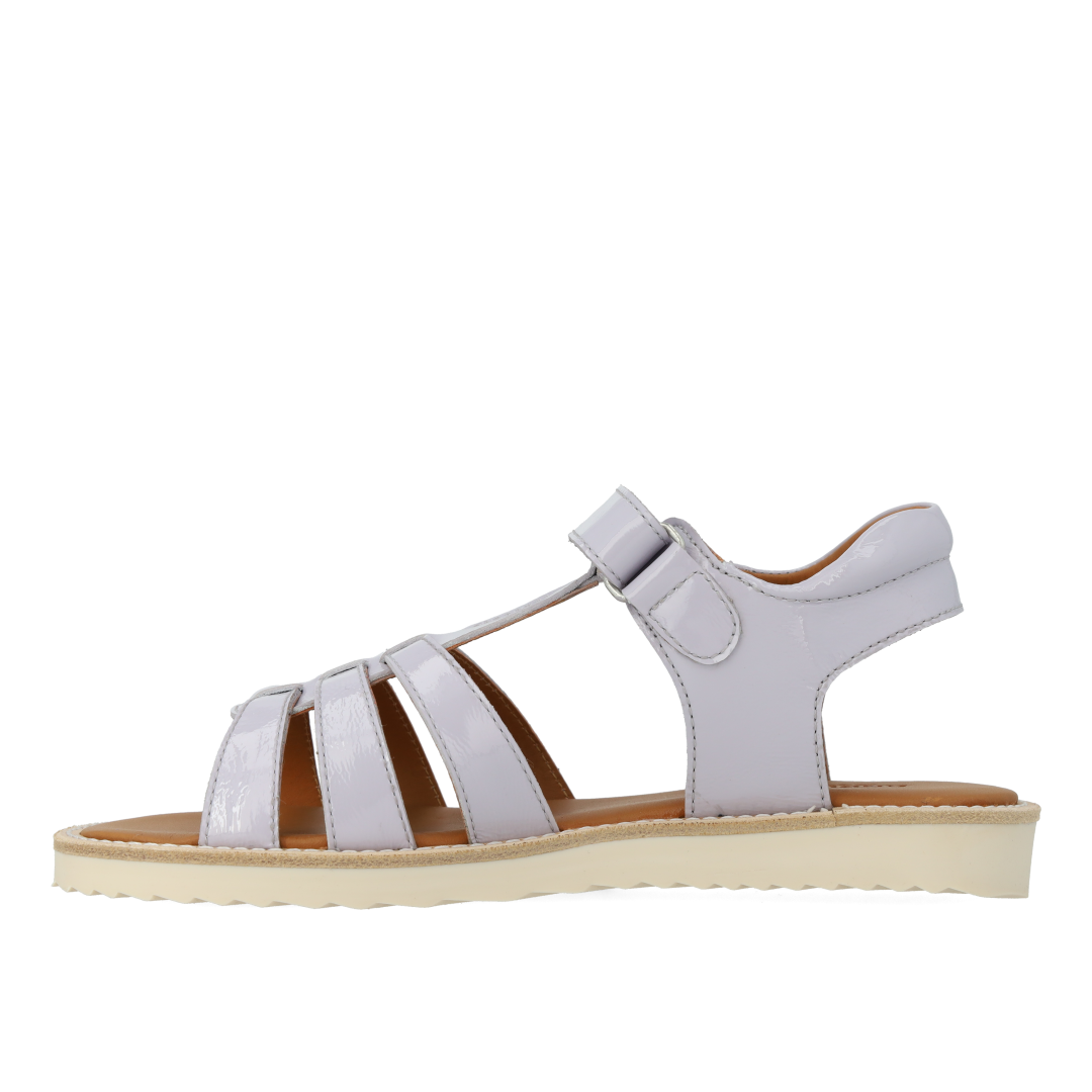 Sandal with T-strap and velcro closure