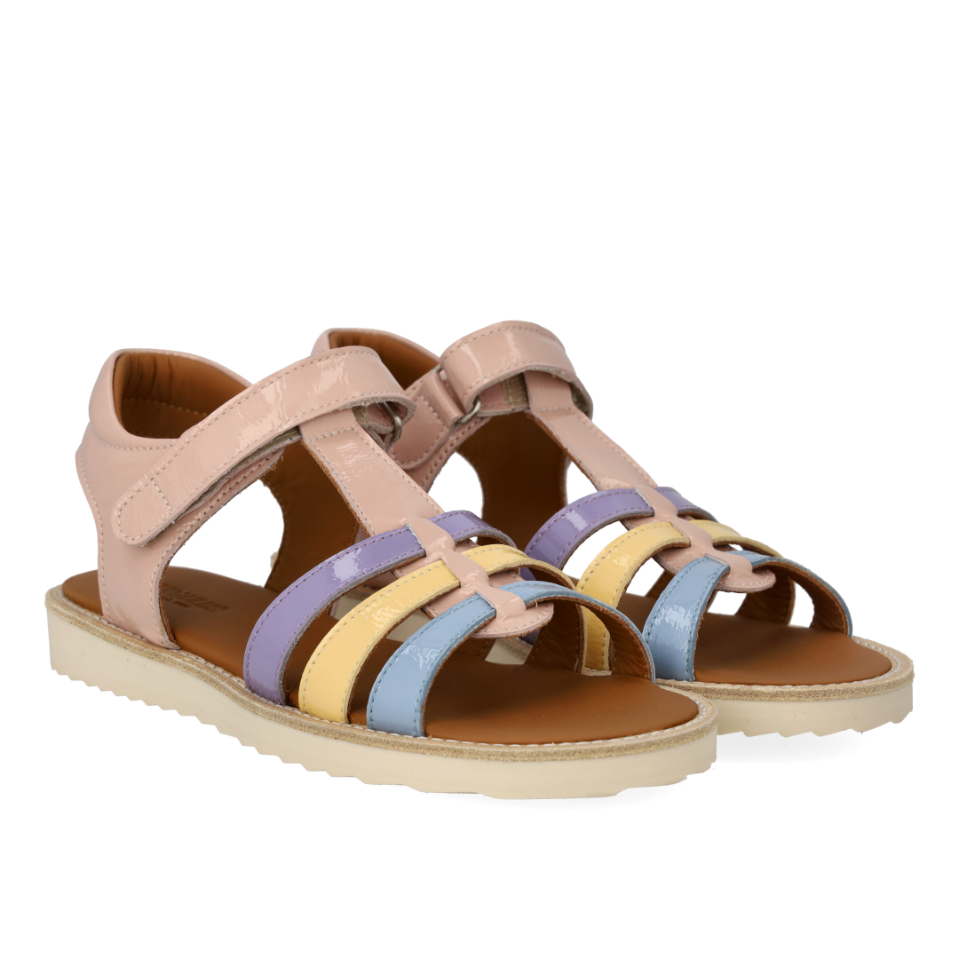 Sandal with T-strap and Velcro closure
