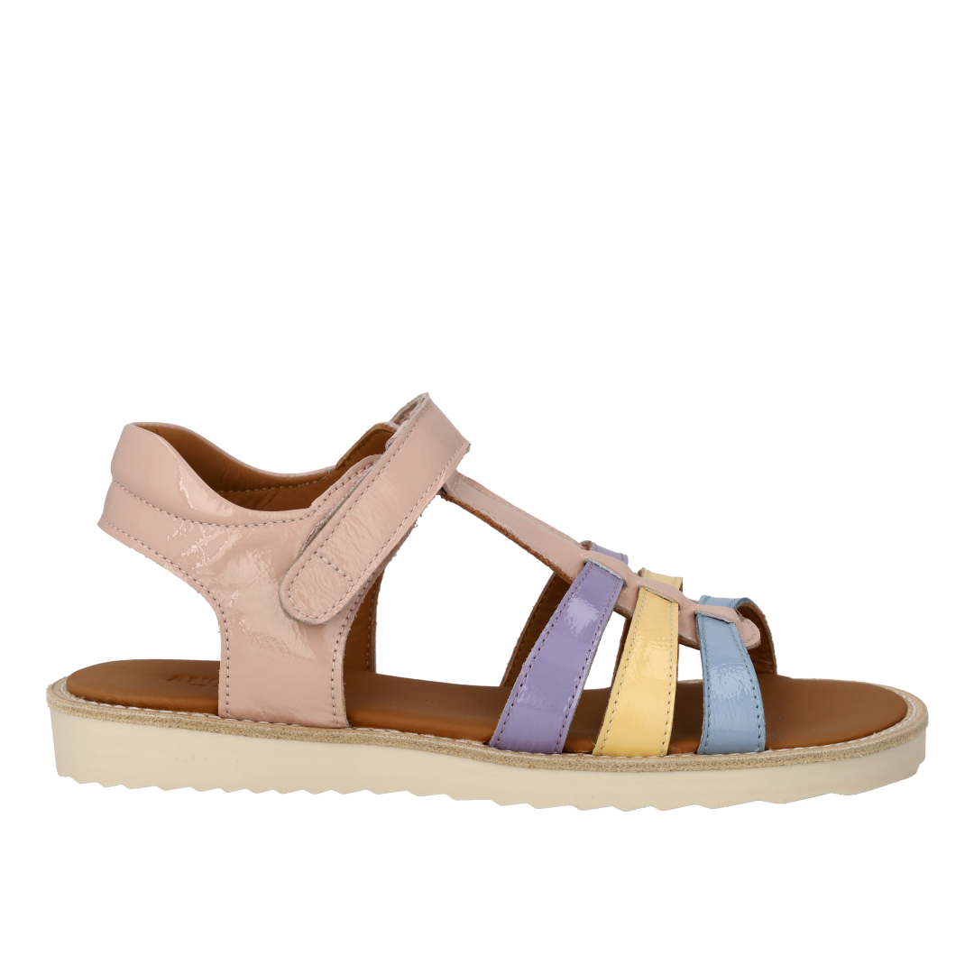 Sandal with T-strap and Velcro closure