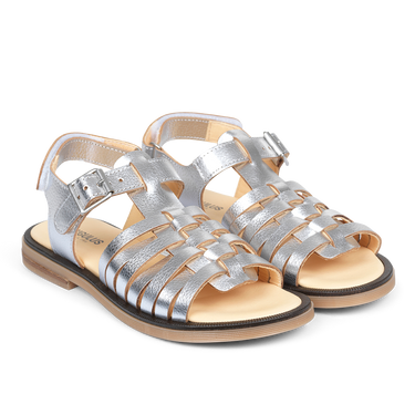 Sandal with buckle and velcro