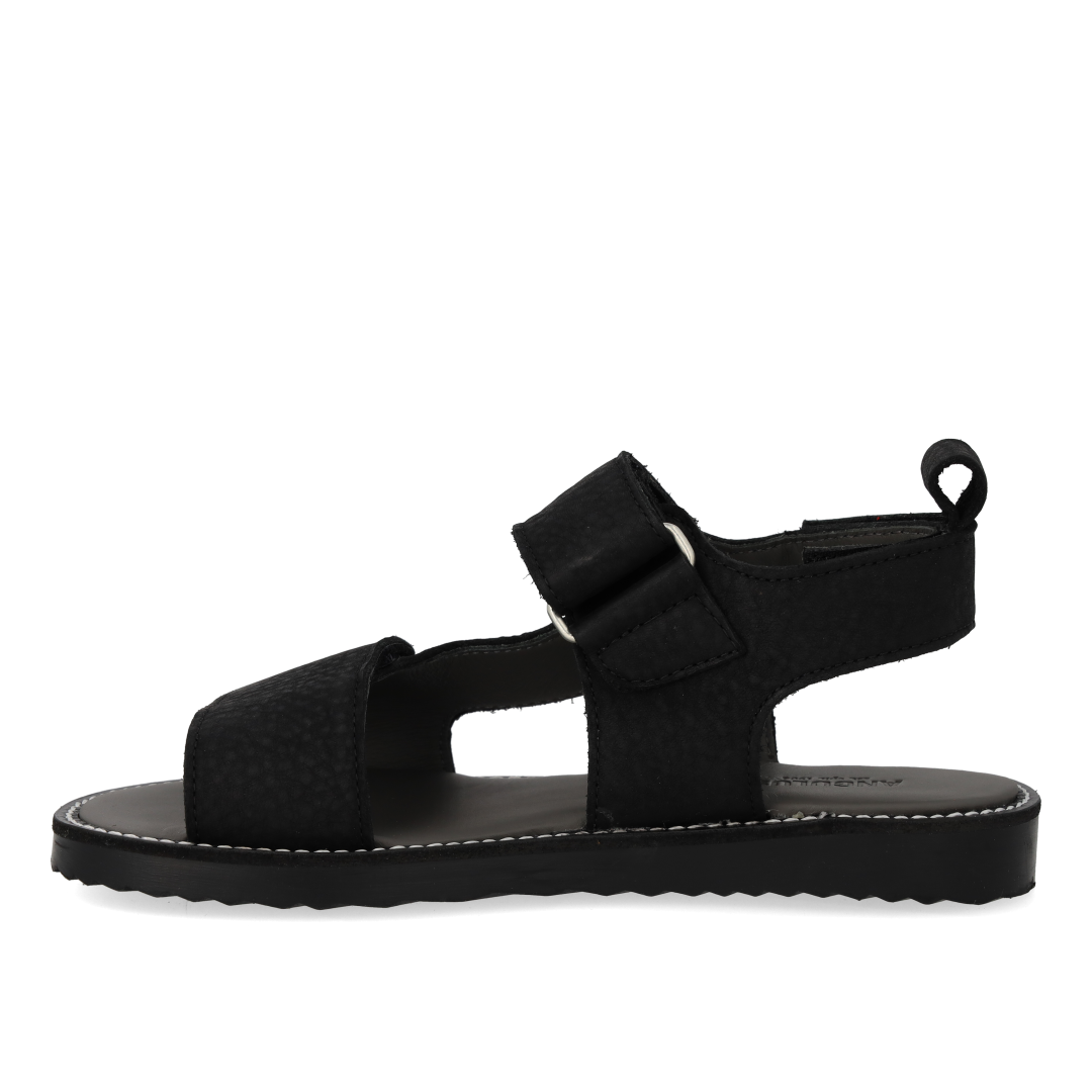 Sandal with double velcro