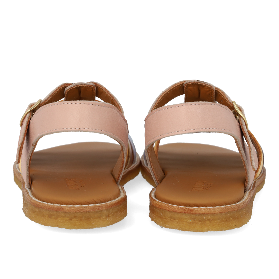 T-strap sandal with buckle