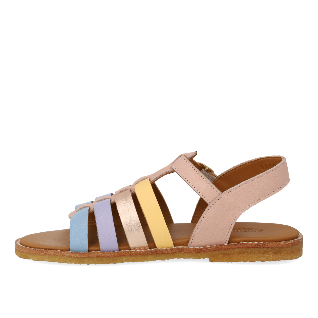 T-strap sandal with buckle