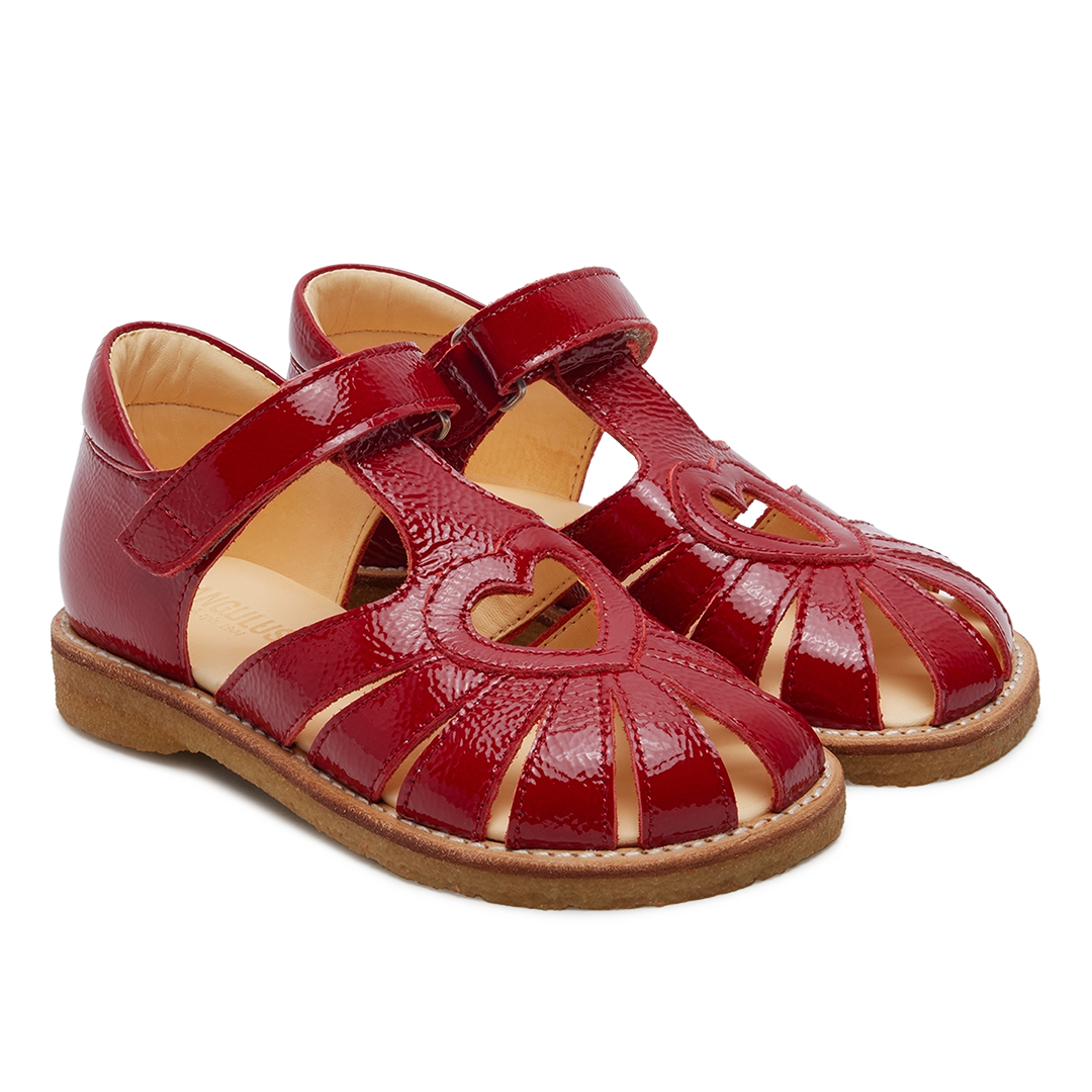 Heart sandal with velcro closure