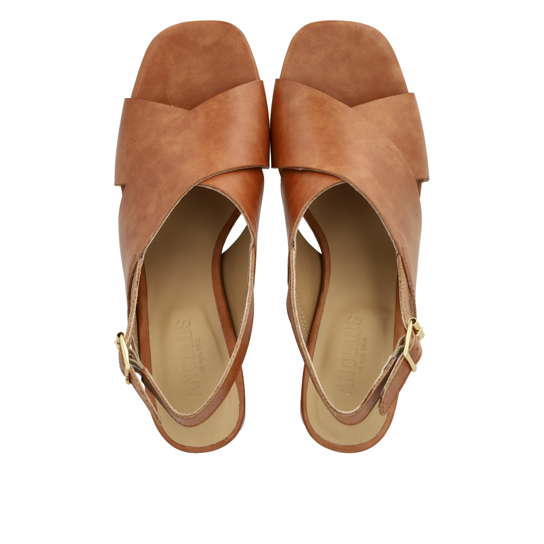 Block heel sandal
