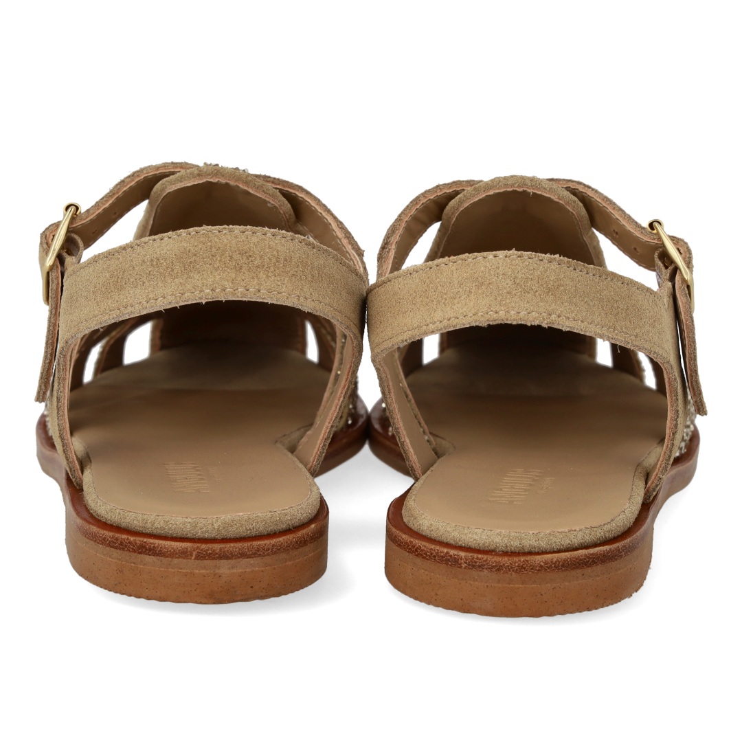 Classic Fisherman’s sandal with sparkling glitter