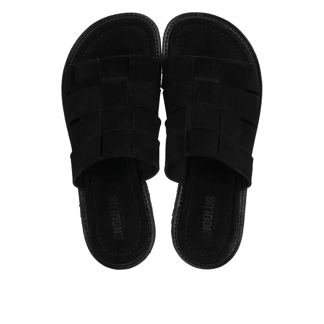 Woven slip-on sandal
