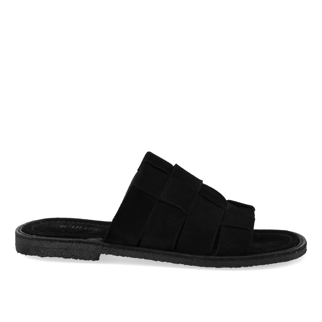 Woven slip-on sandal