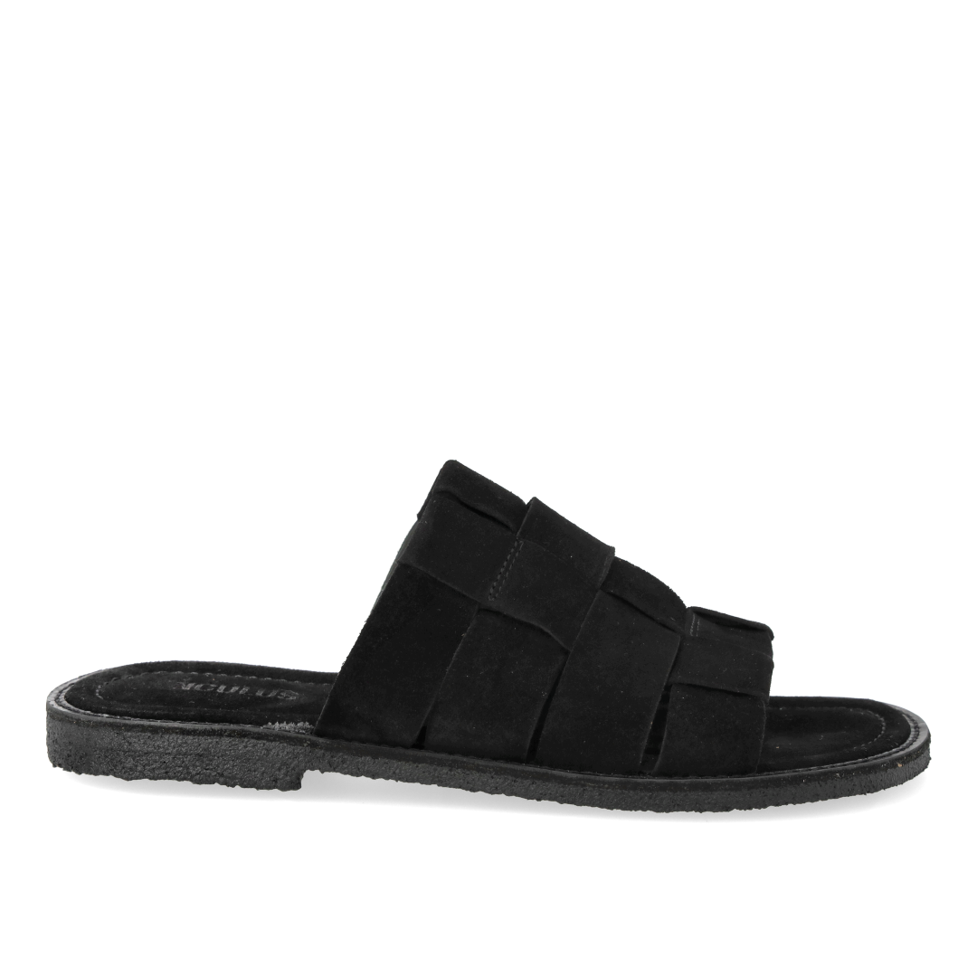 Woven slip-on sandal