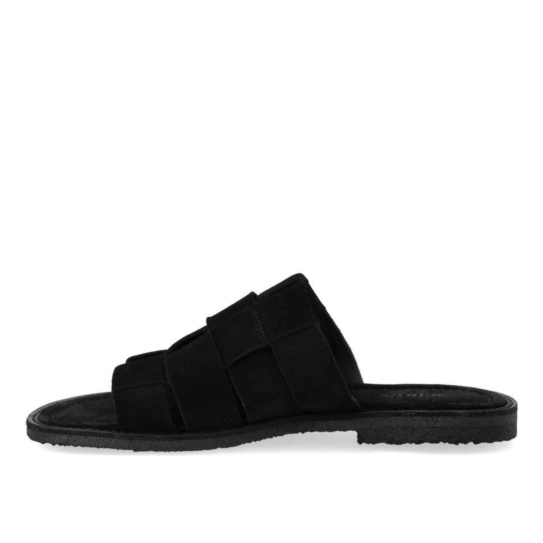 Woven slip-on sandal