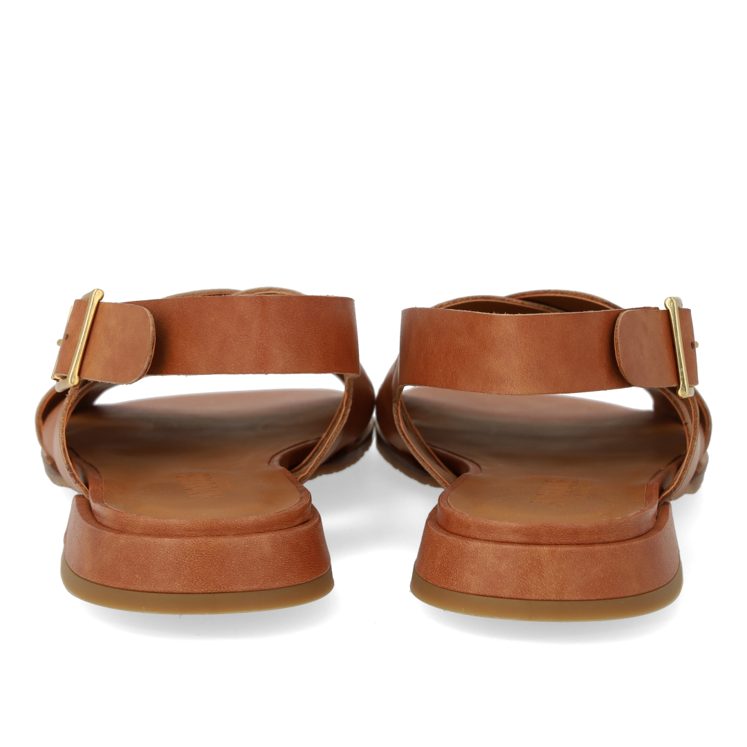 Sandal with braided detail