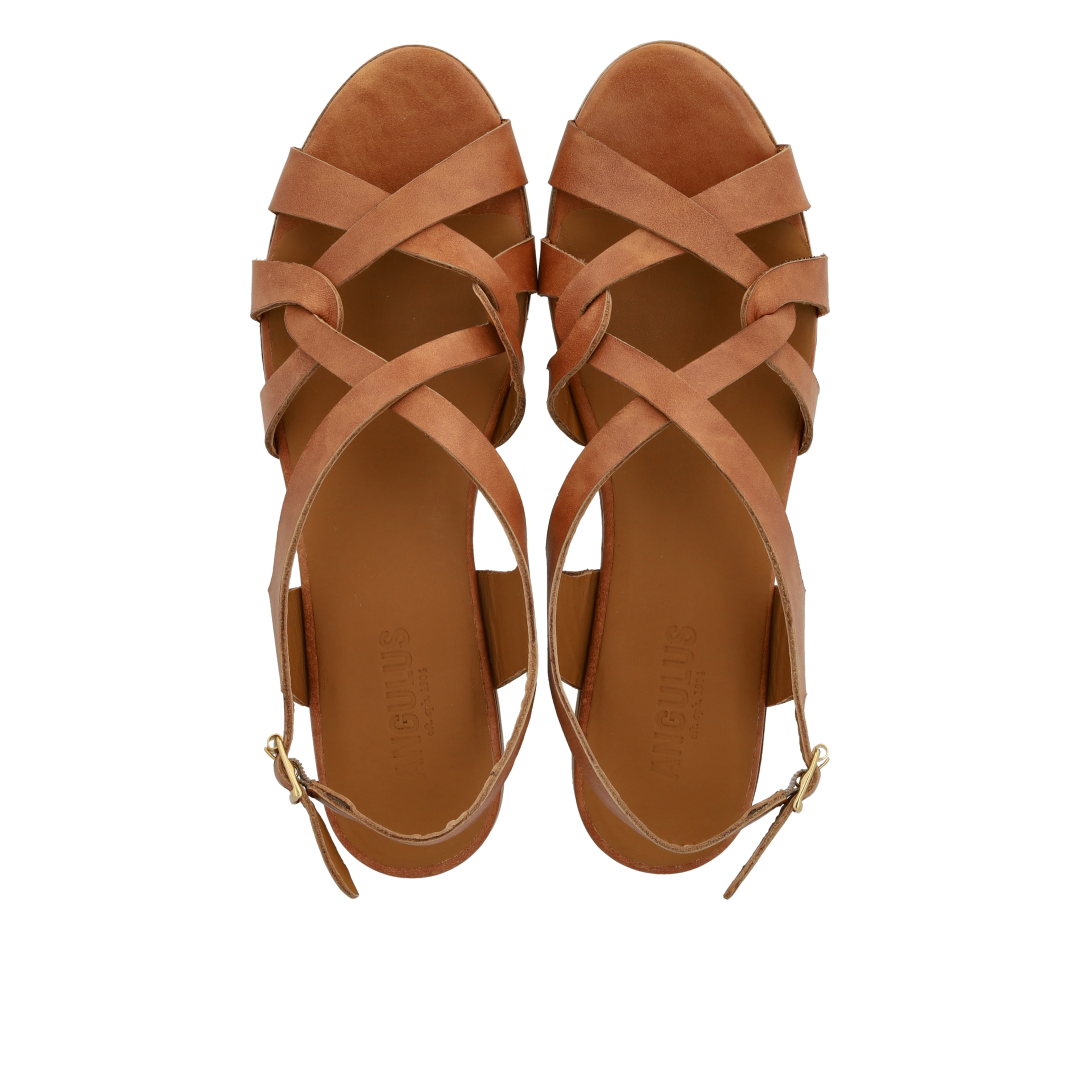 Sandal with strap details