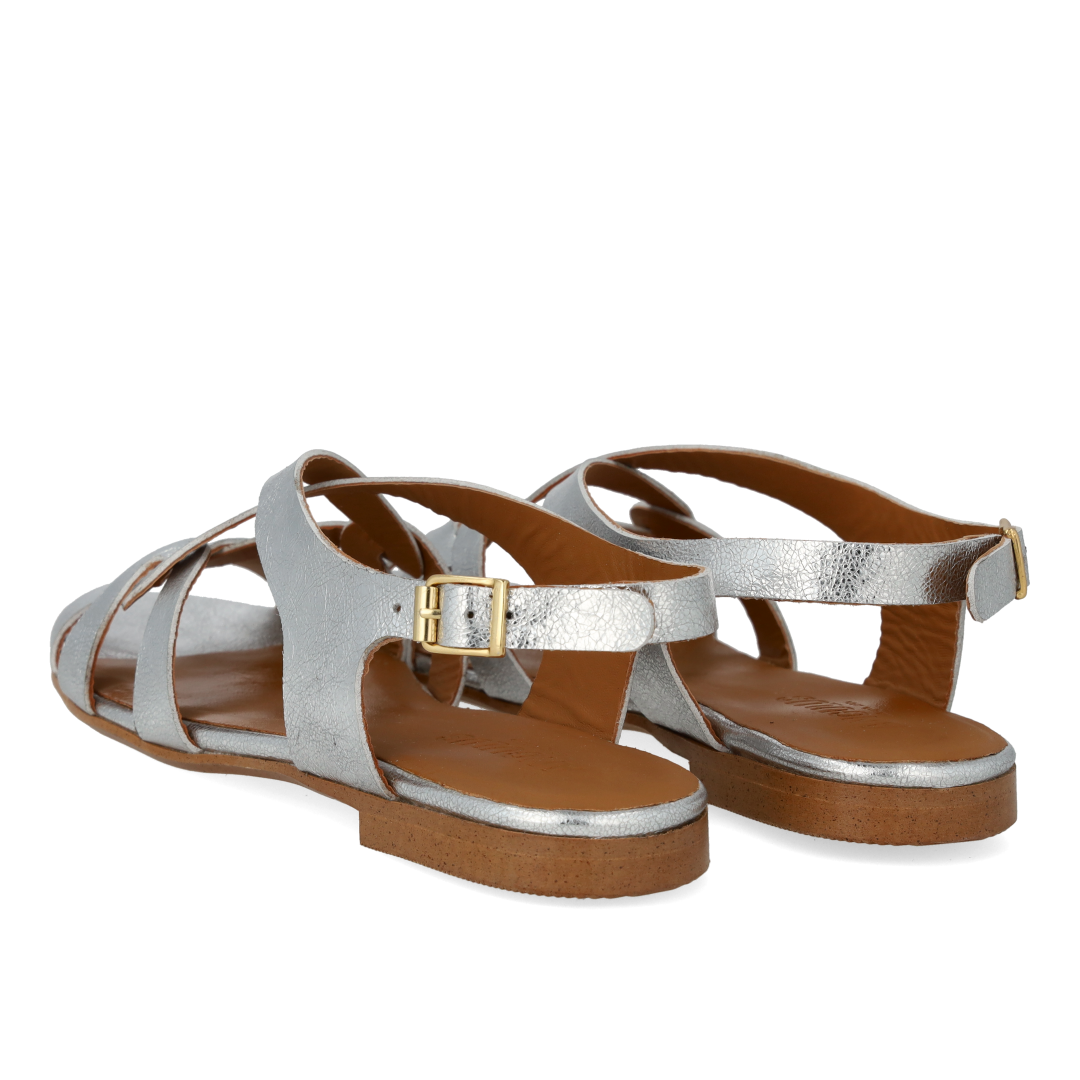 Sandal with strap detailing