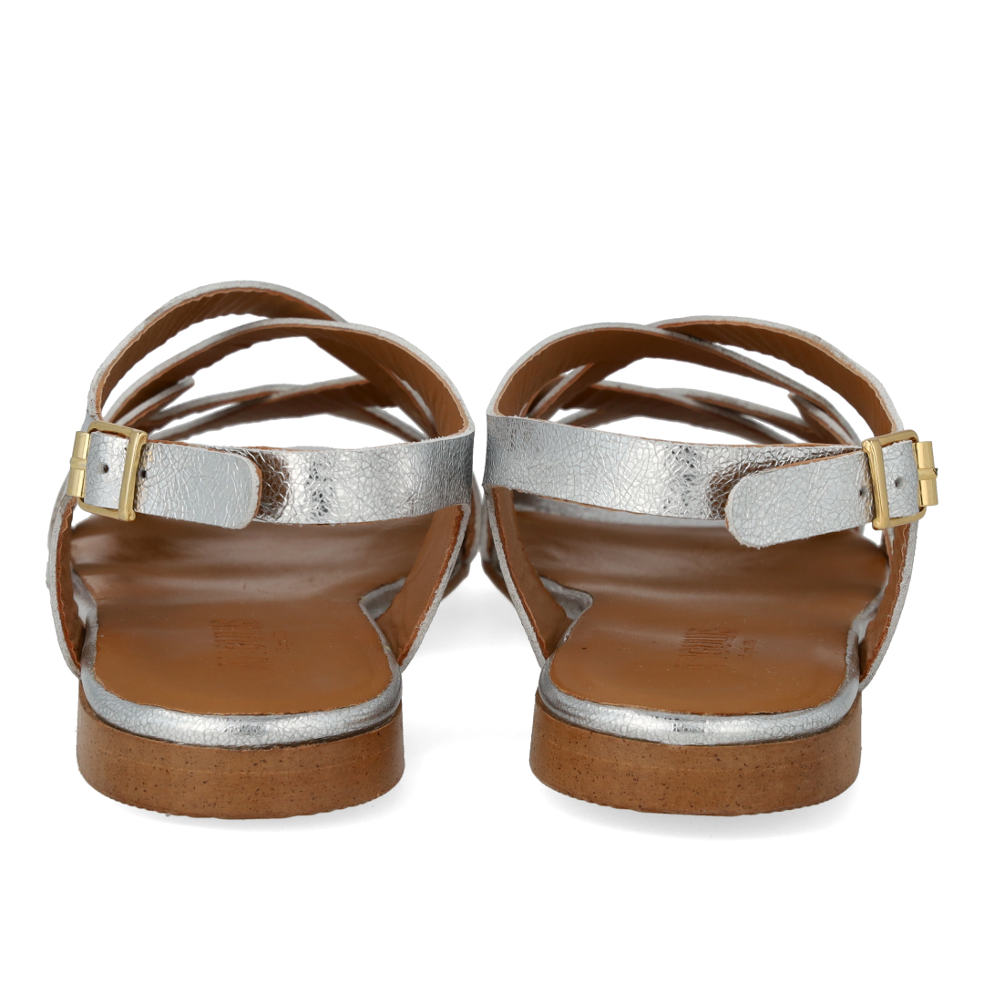 Sandal with strap detailing