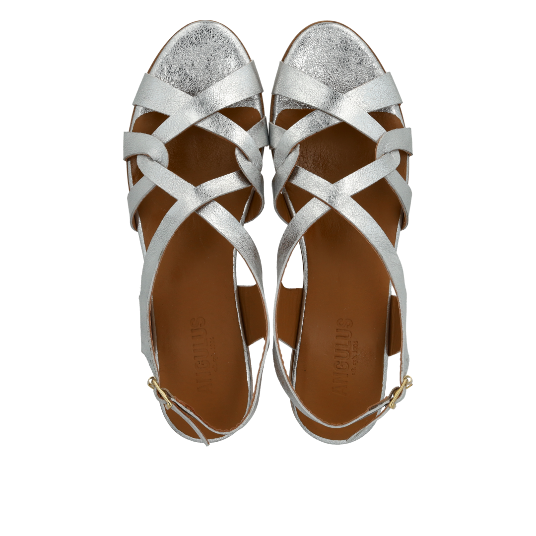 Sandal with strap detailing