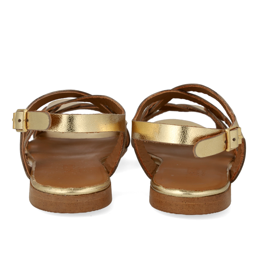 Sandal with strap detailing