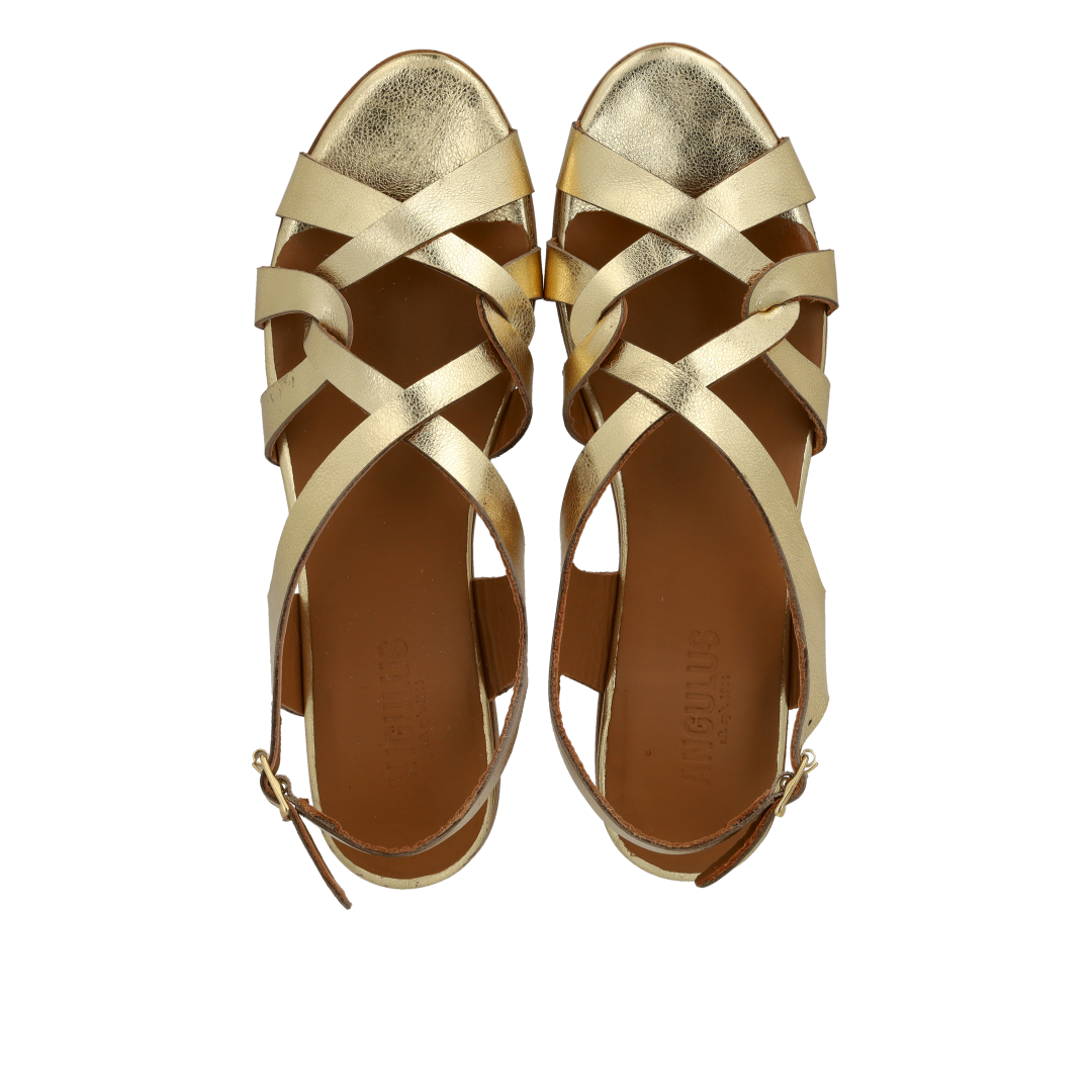 Sandal with strap detailing