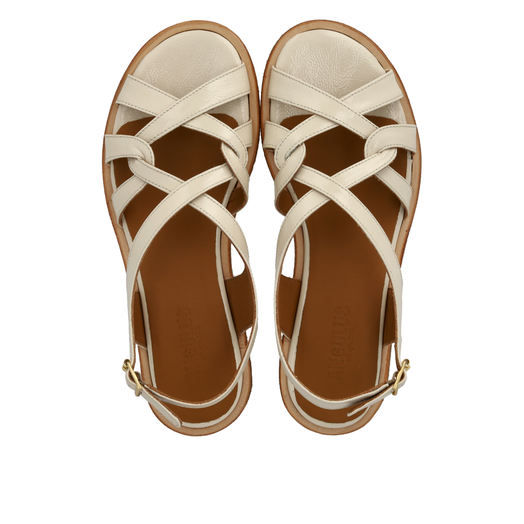 Sandal with strap detailing