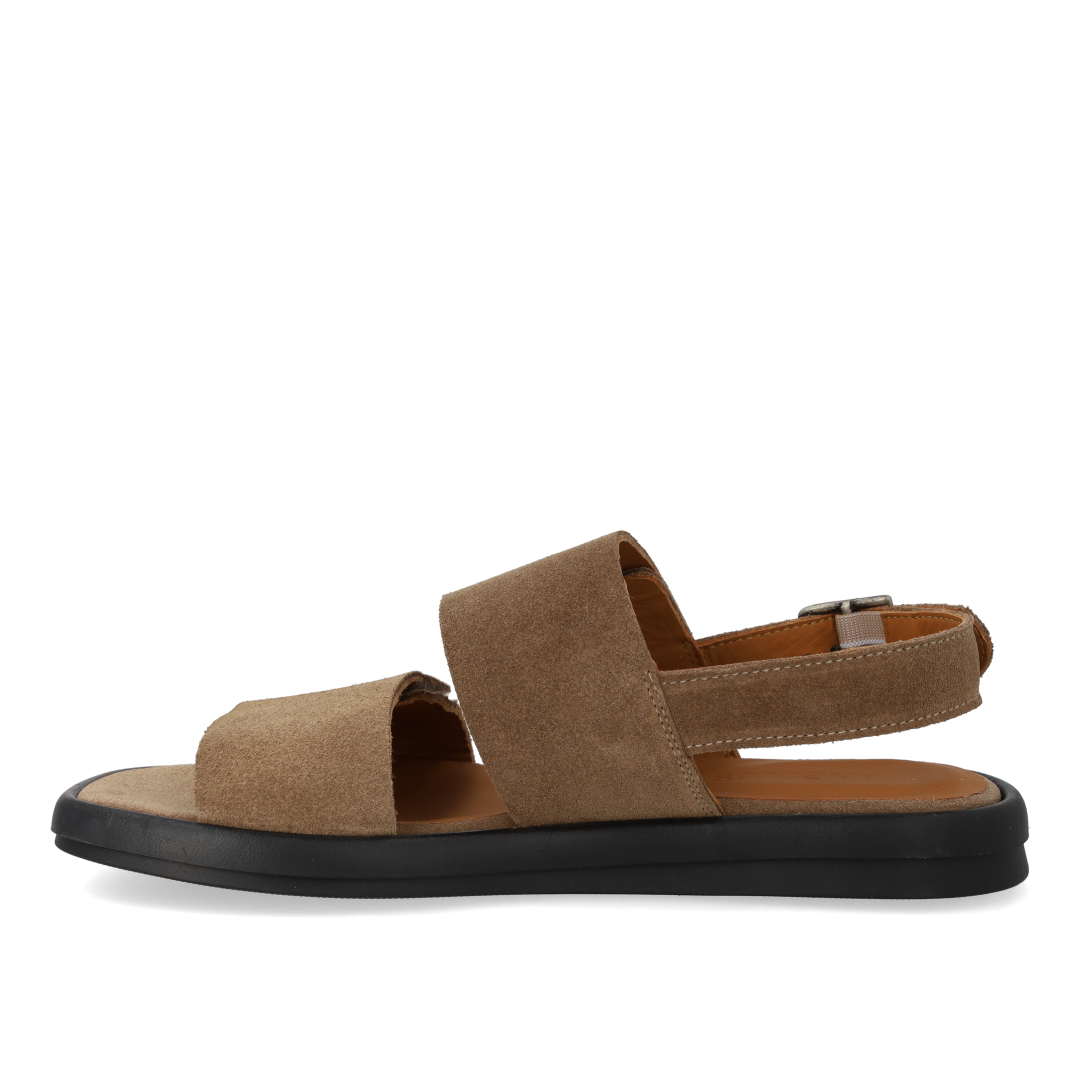 Sandal with adjustable Velcro straps