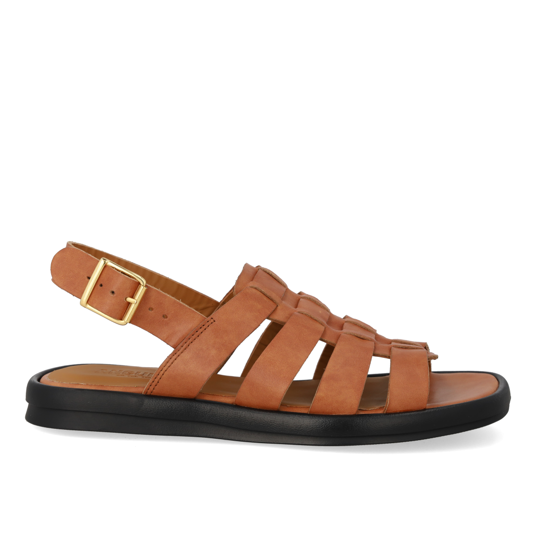 Gladiator-inspired strap sandal