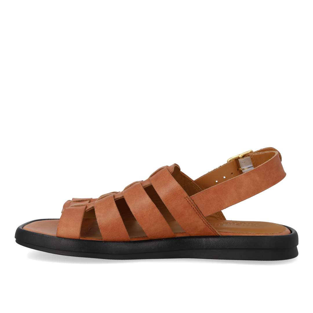 Gladiator-inspired strap sandal