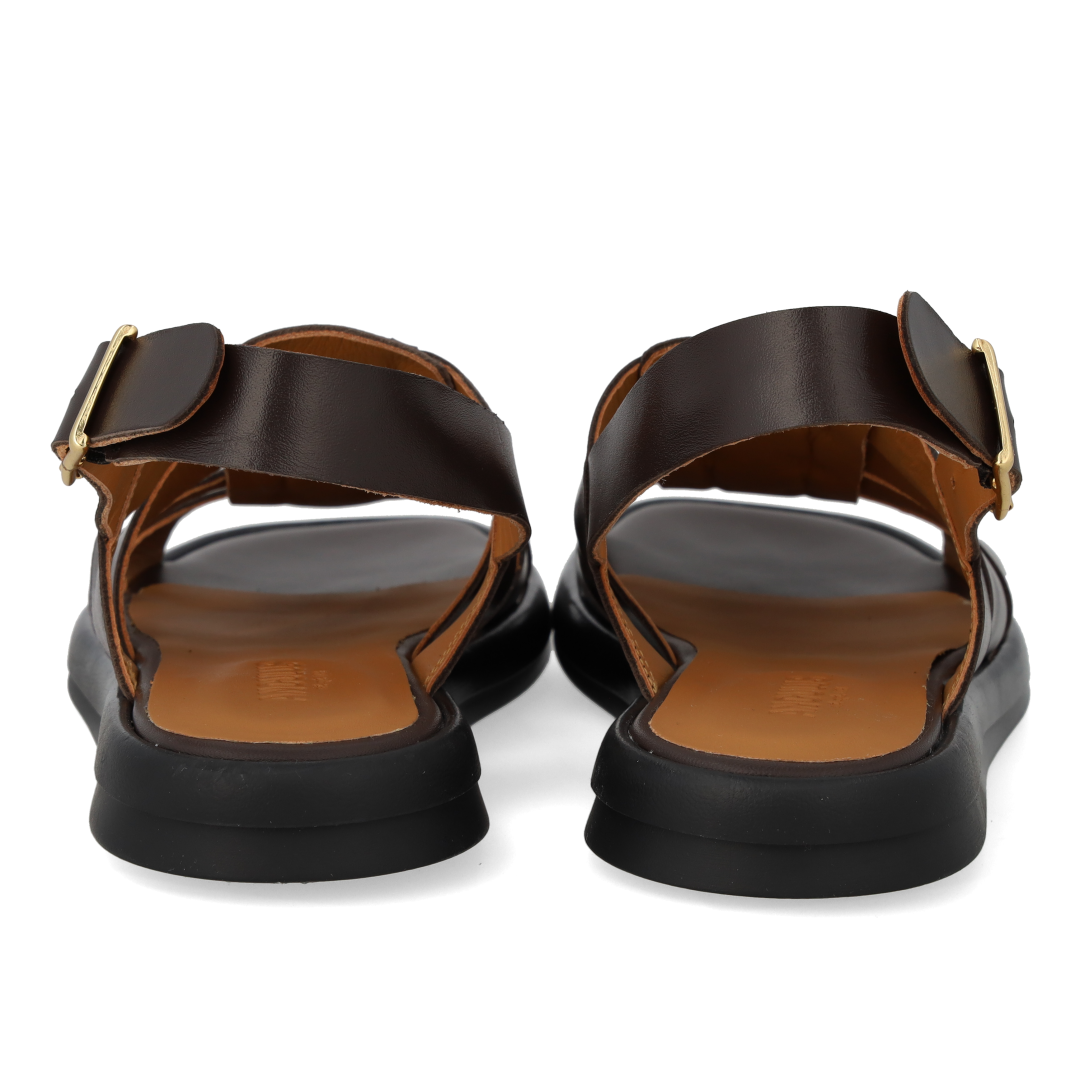 Gladiator-inspired strappy sandal