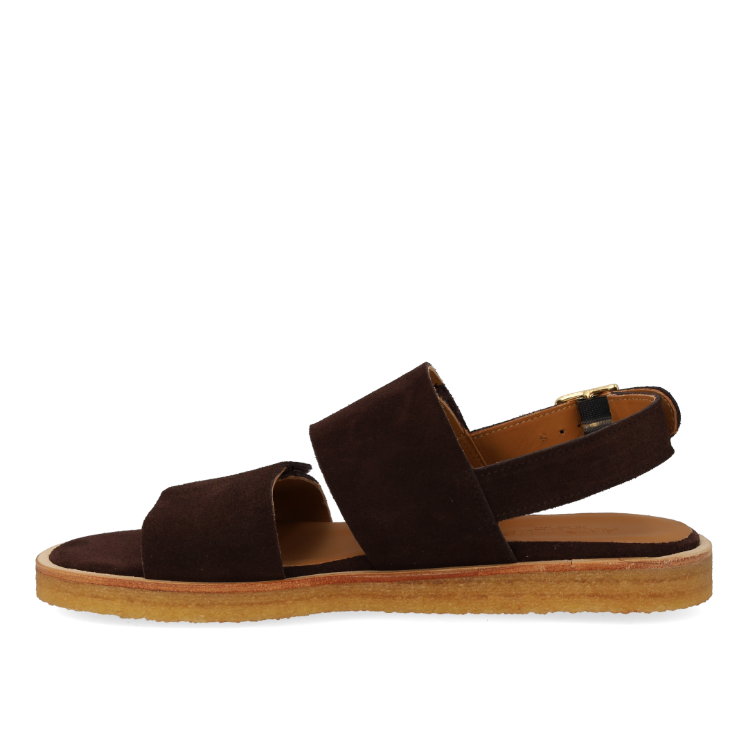 Sandal with adjustable velcro straps