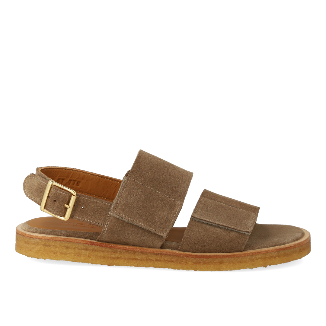Sandal with adjustable Velcro straps
