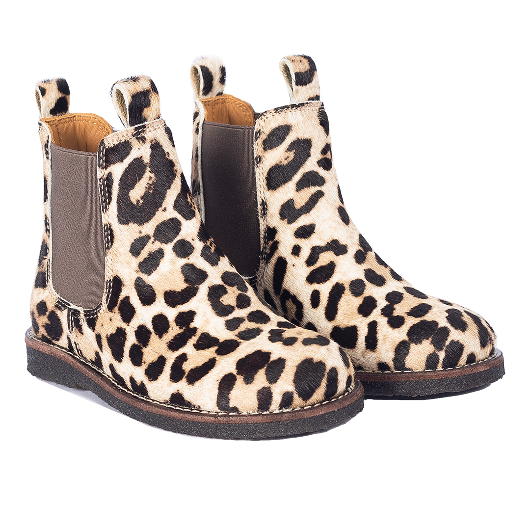 Chelsea boot in patterned pony-hair