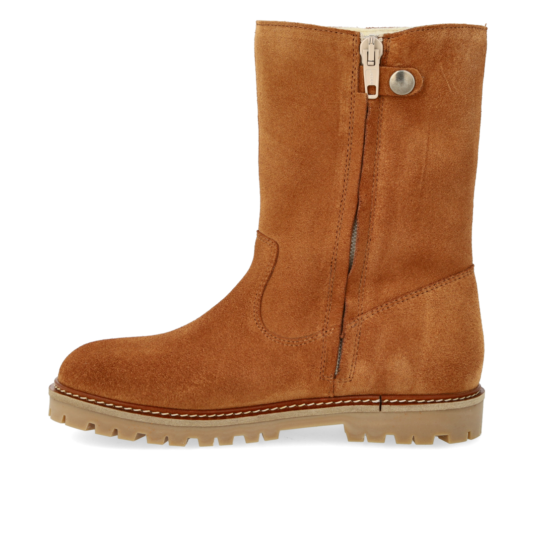 Classic mid-height TEX-boot in suede
