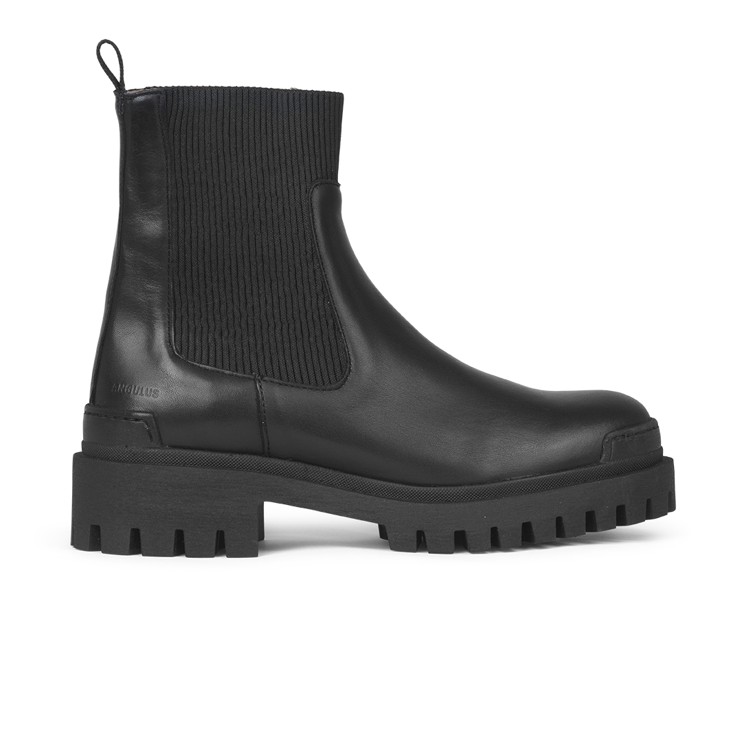 forsvinde krøllet Nord ANGULUS 7653-101 Chelsea boot with elastic - BLACK – ANGULUS COM