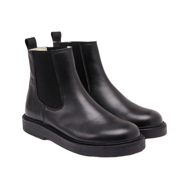 Chelsea boot with wool lining
