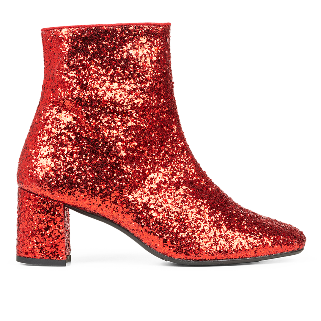 Sparkling glitter boot