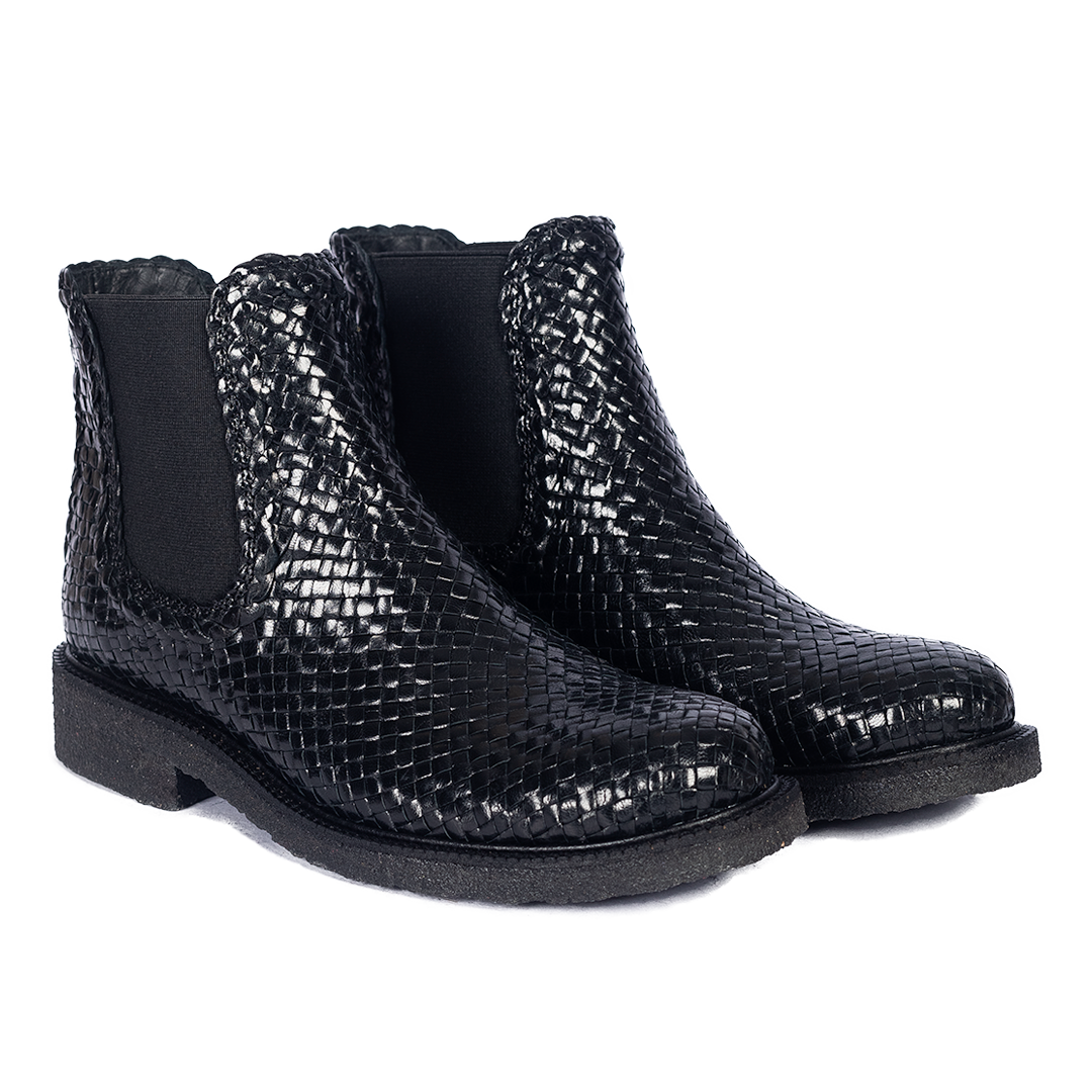 Hand-braided boot