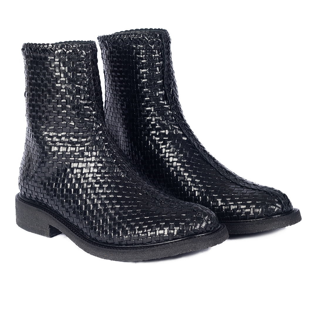 Hand-braided boot