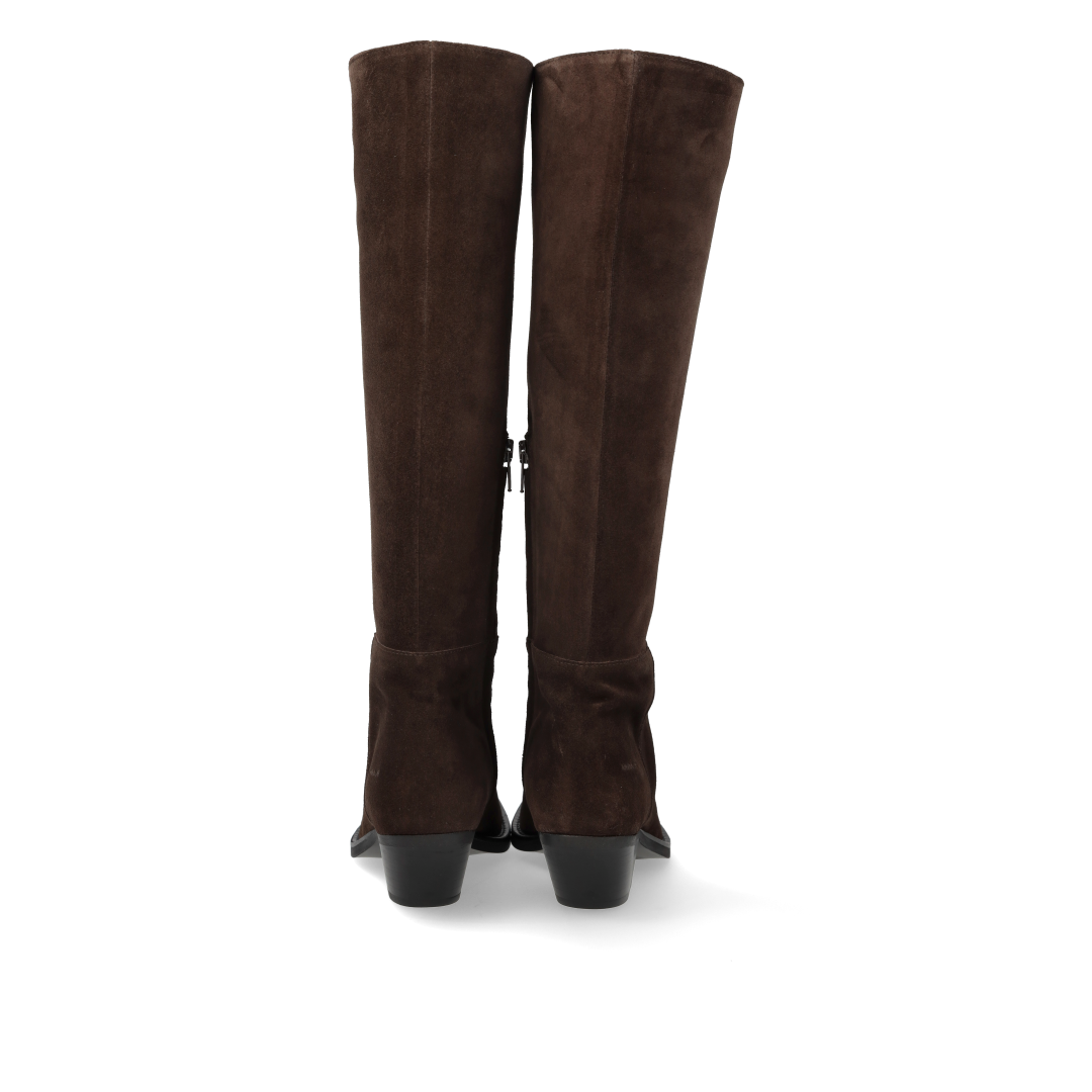 Long Shafted suede boot