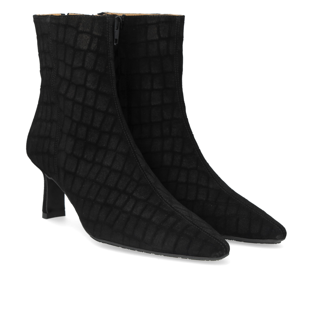 Sculptural Boot with Pointed Toe
