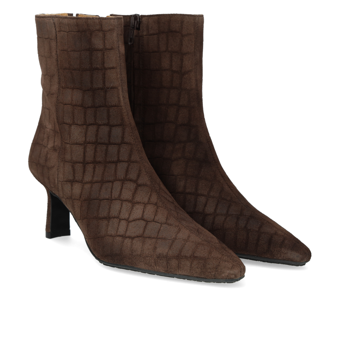 Sculptural Boot with Pointed Toe