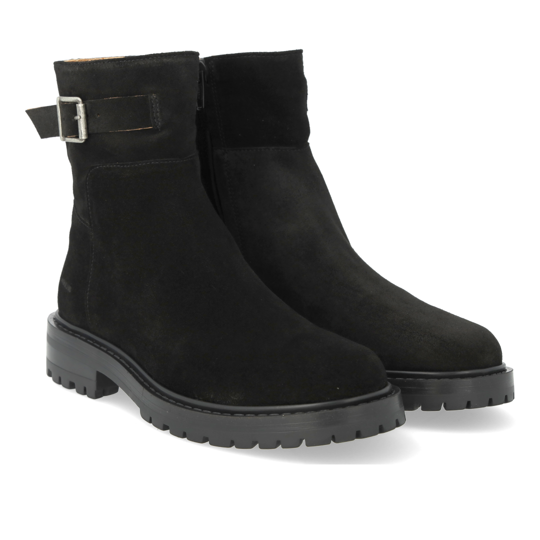 Boot with decorative buckle detail