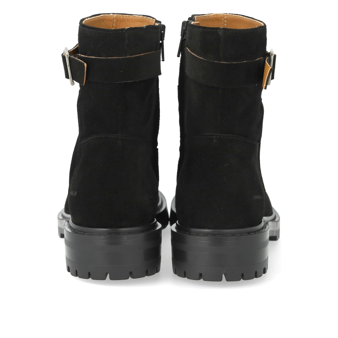 Boot with decorative buckle detail
