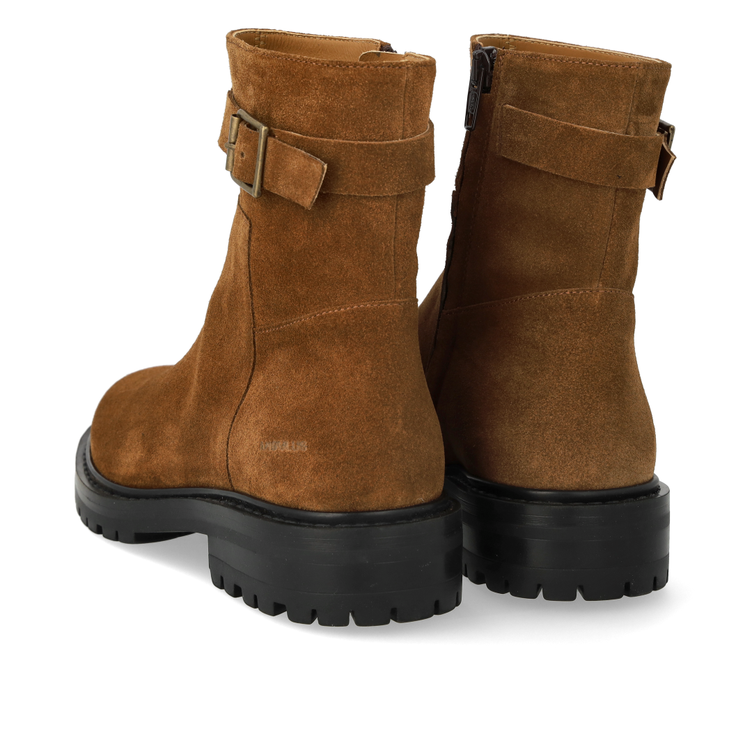 Boot with decorative buckle detail