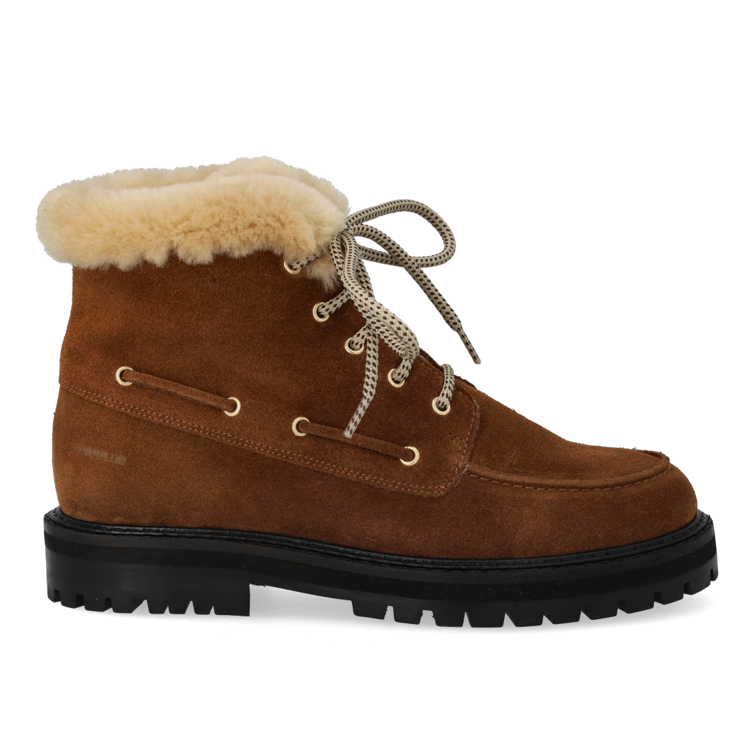 Winter Boot with Fur Detailing