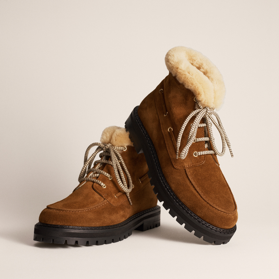 Winter Boot with Fur Detailing