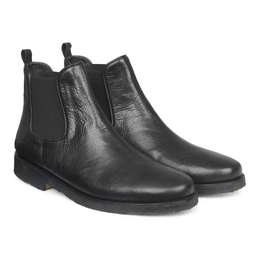 Chelsea boot with elastic